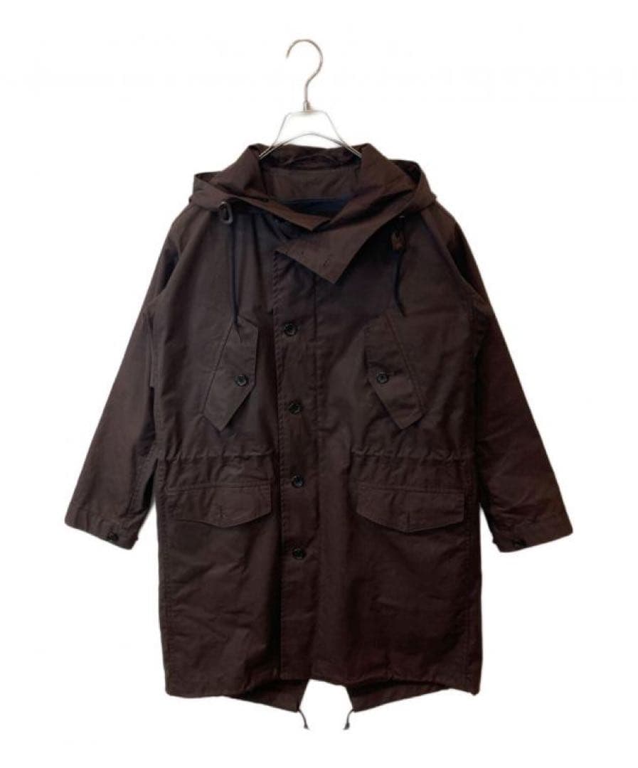 参価約9.5万【マーガレットハウエル】オイルドコットンフィッシュテールパーカー