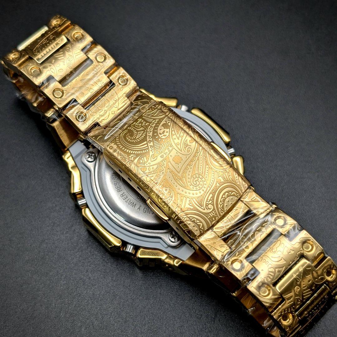 美品 G-SHOCK GWM5610 電波ソーラー ペイズリー彫刻 フルメタル