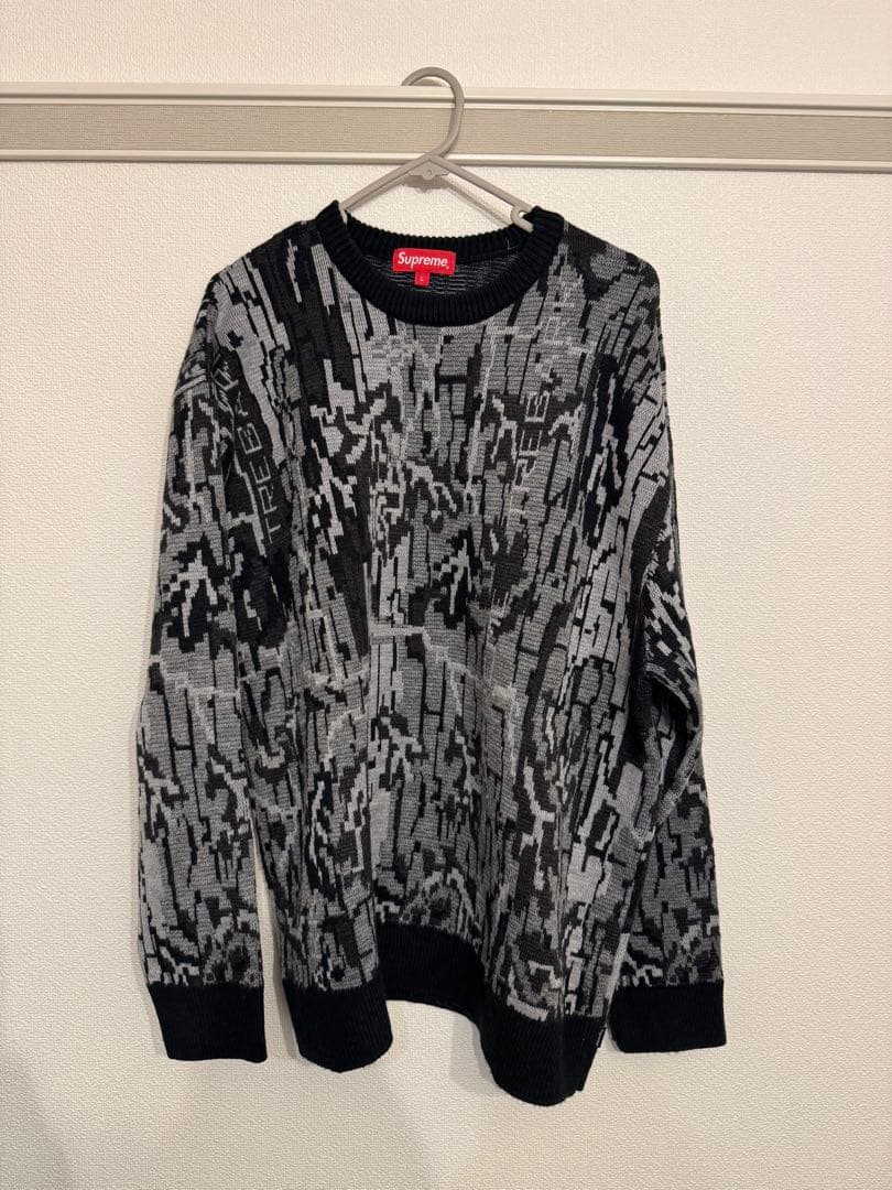 トップス Supreme trebark camo sweater