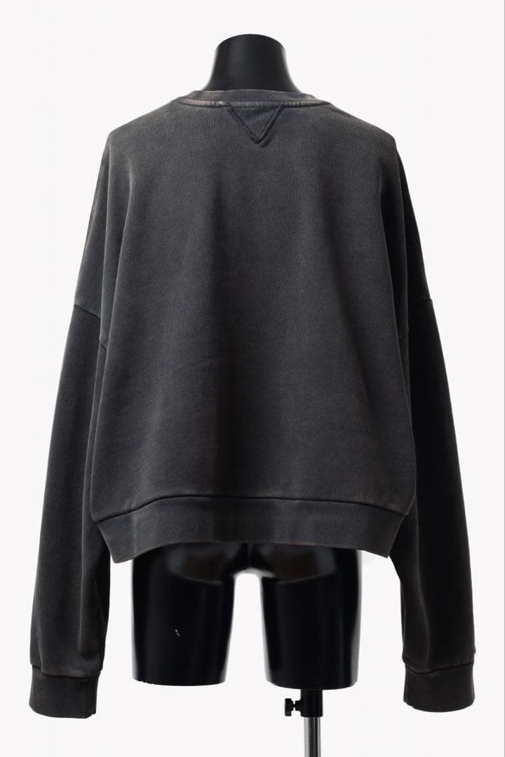 BOX CREW / WASHED BLACK L 【男女兼用】