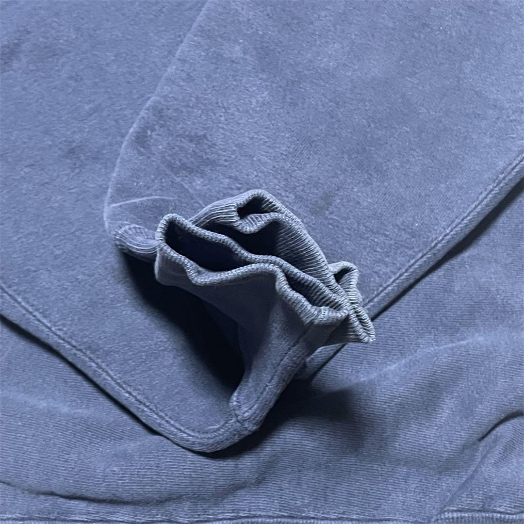 90s USA製 チャンピオン リバースウィーブ 刺繍ロゴ ネイビー スウェット