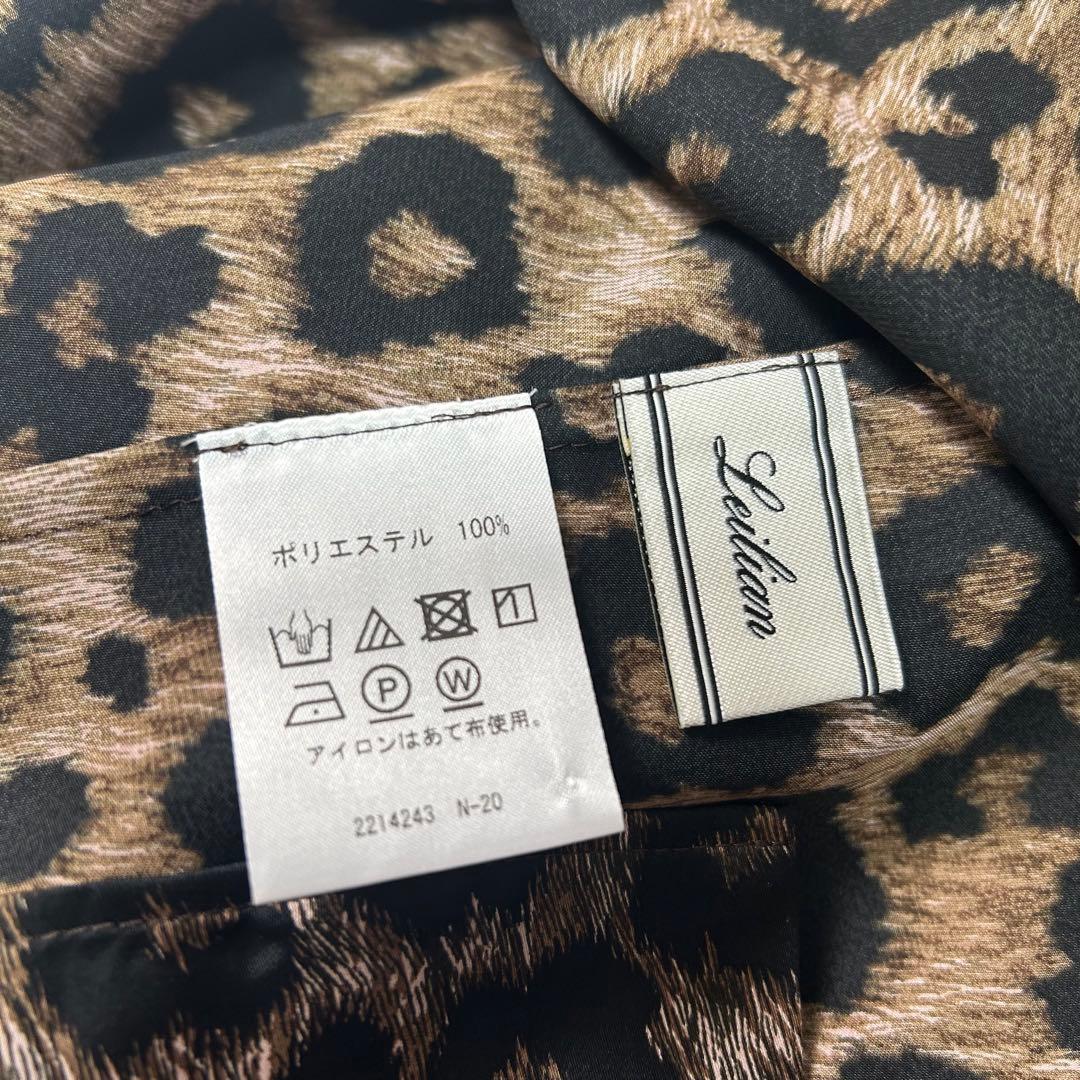 定価7.5万✨2024年モデル レリアン レオパード ボウタイ ブラウス 近年