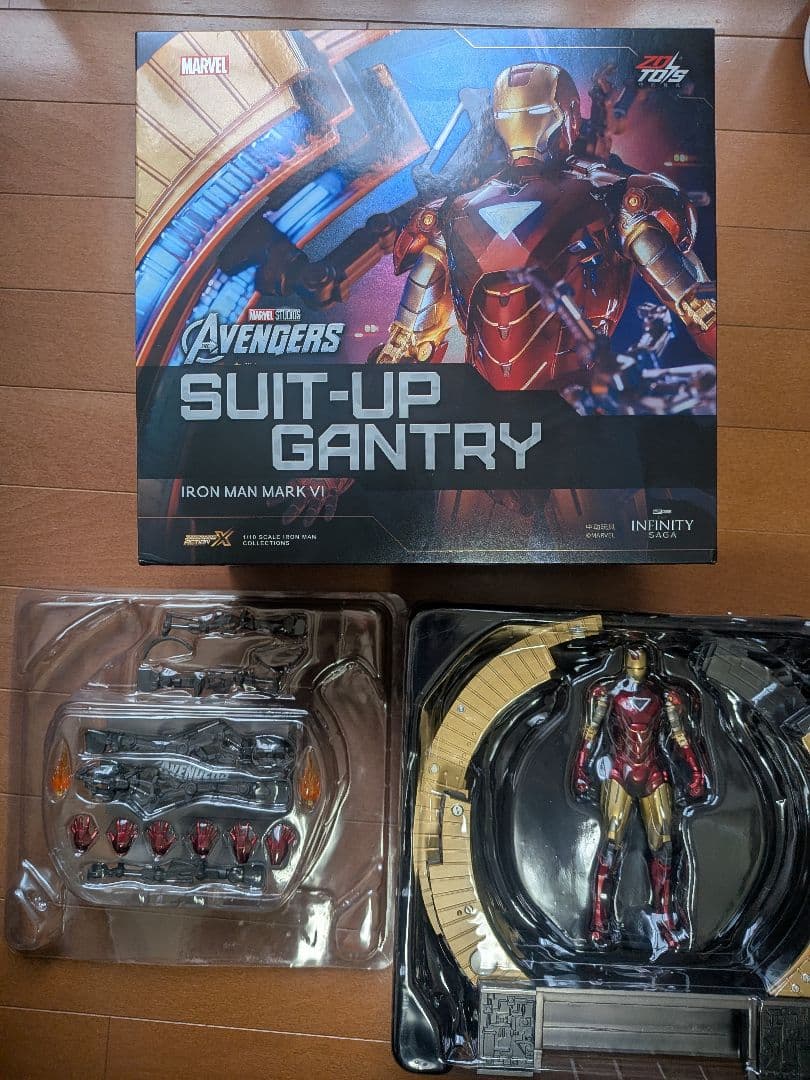 マーベル フィギュア アイアンマン zd toys ガントリー & mk6