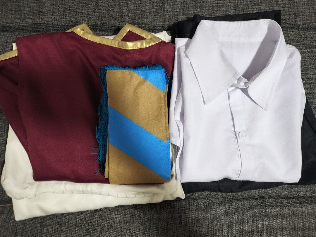 ツイステ カリム・アルアジーム 制服コスプレ衣装＋靴 Mサイズ