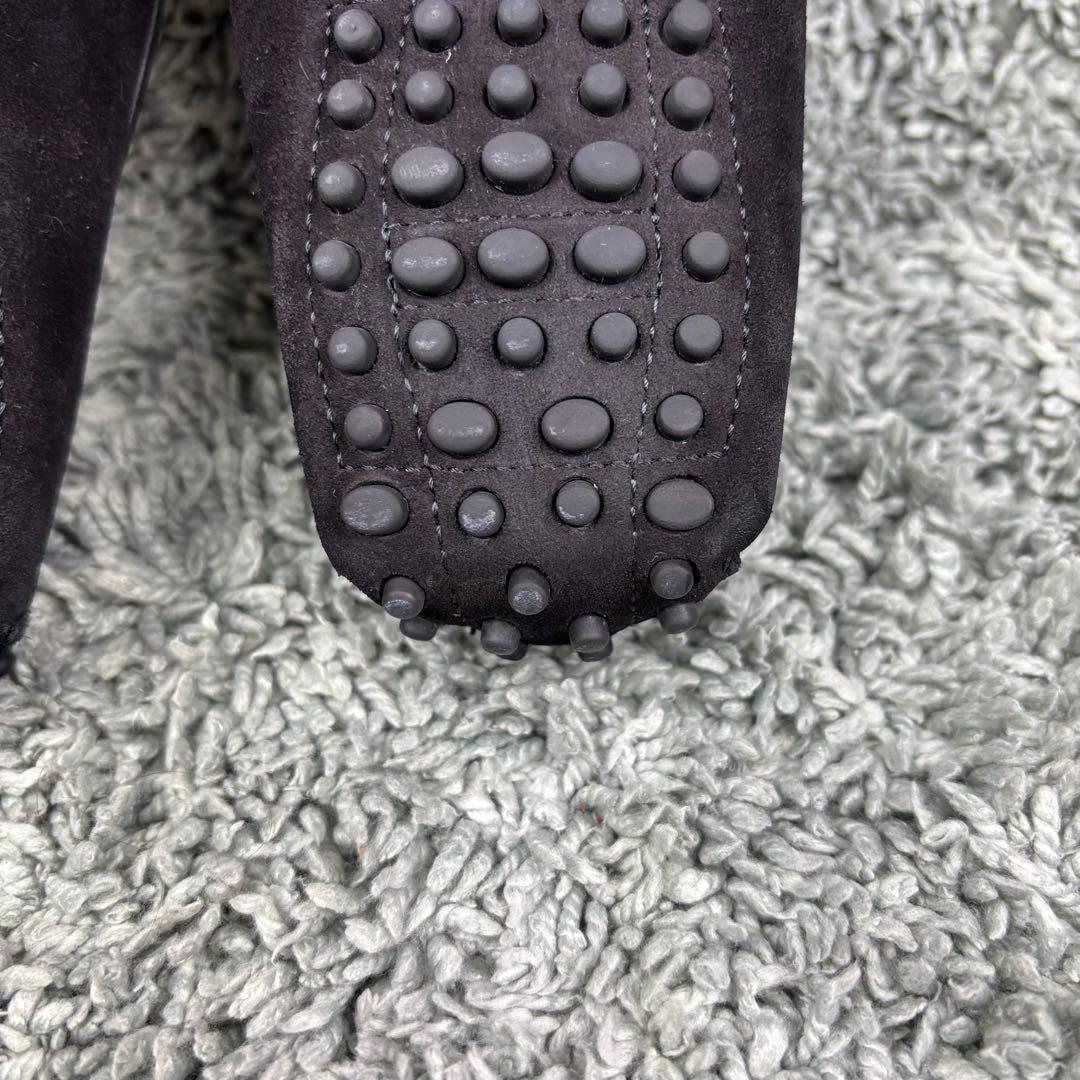 トッズ ダブルTドライバーズシューズ　黒　スウェード 36 23