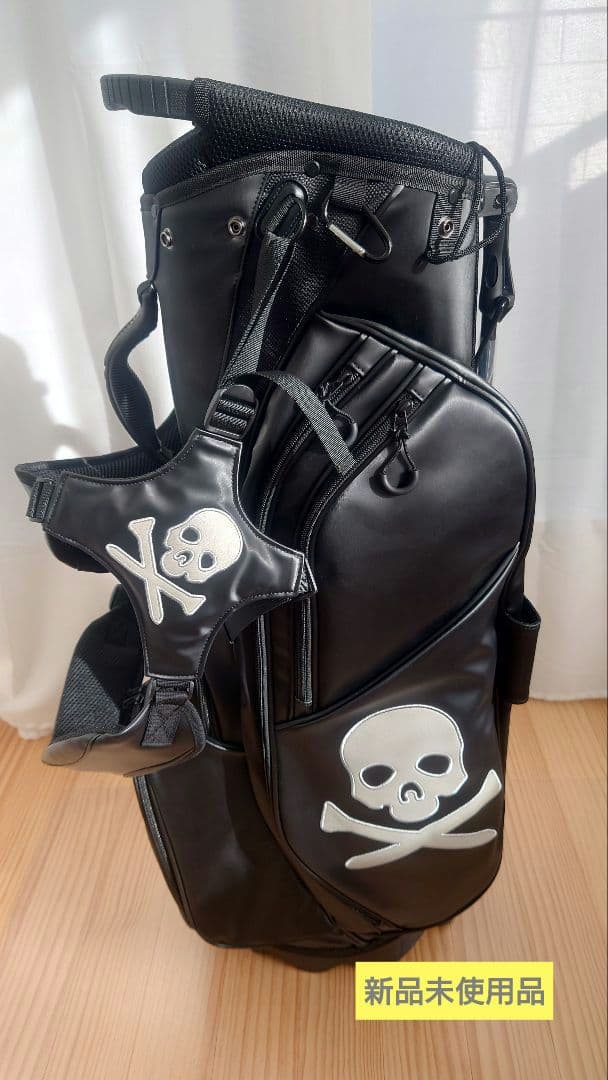 SKULL GOLF CADDY BAG スカルデザイン ゴルフバッグ新品未使用