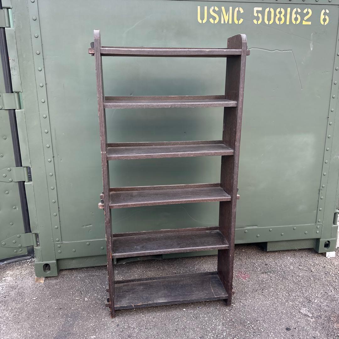 ほとんど送料‼️ヴィンテージ　杭どめ　書棚　棚ディスプレイに！シューズラックに！