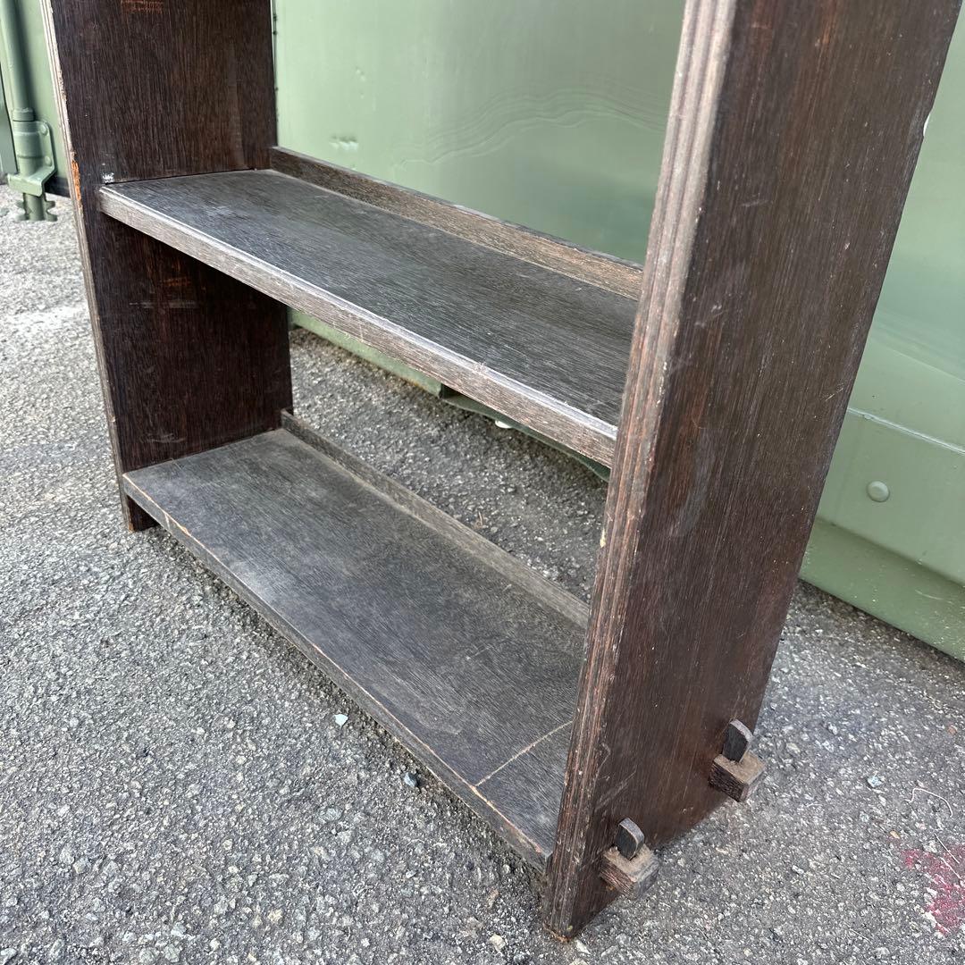 ほとんど送料‼️ヴィンテージ　杭どめ　書棚　棚ディスプレイに！シューズラックに！