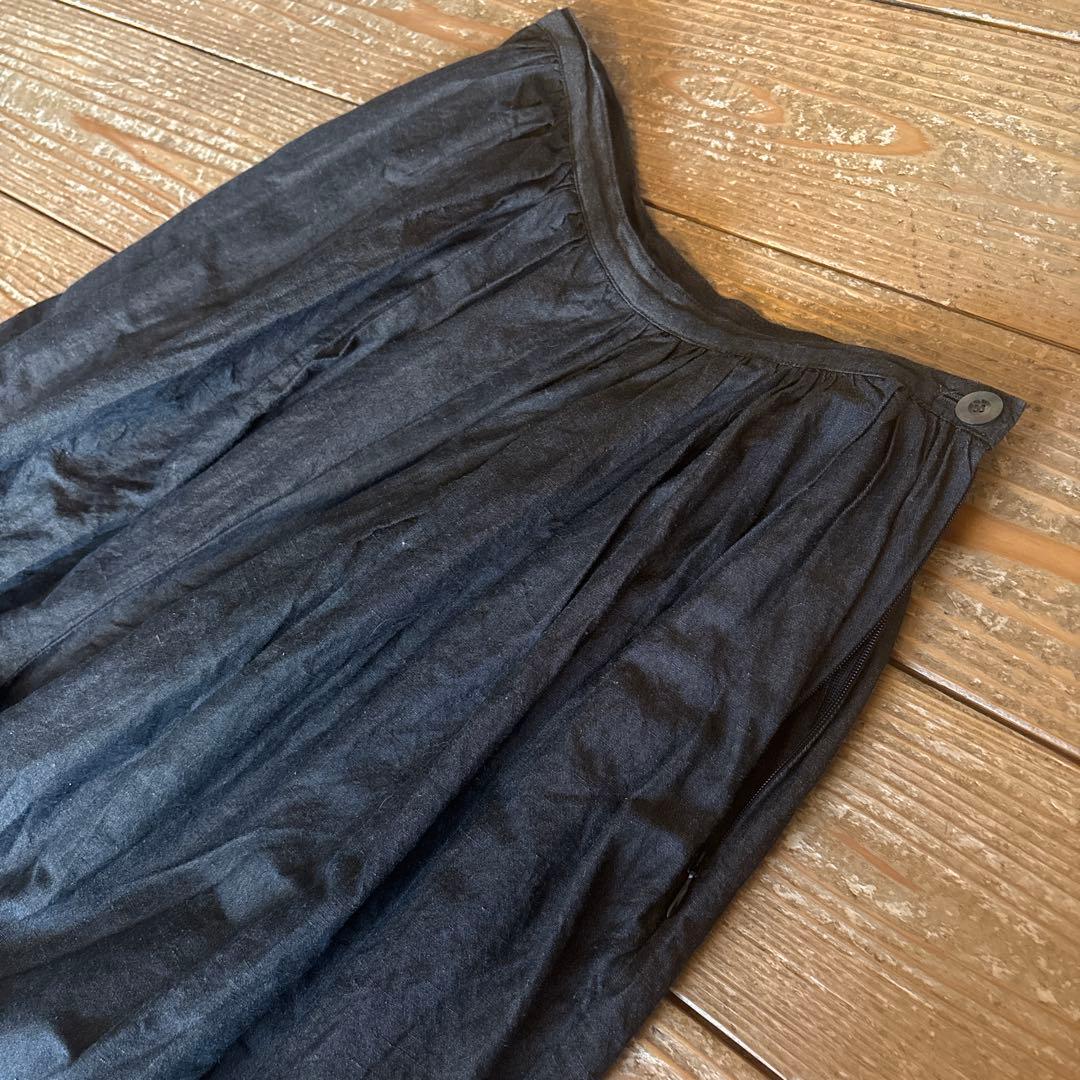 美品 Lisette リゼッタ カティヤ キュロットパンツ コットンリネン