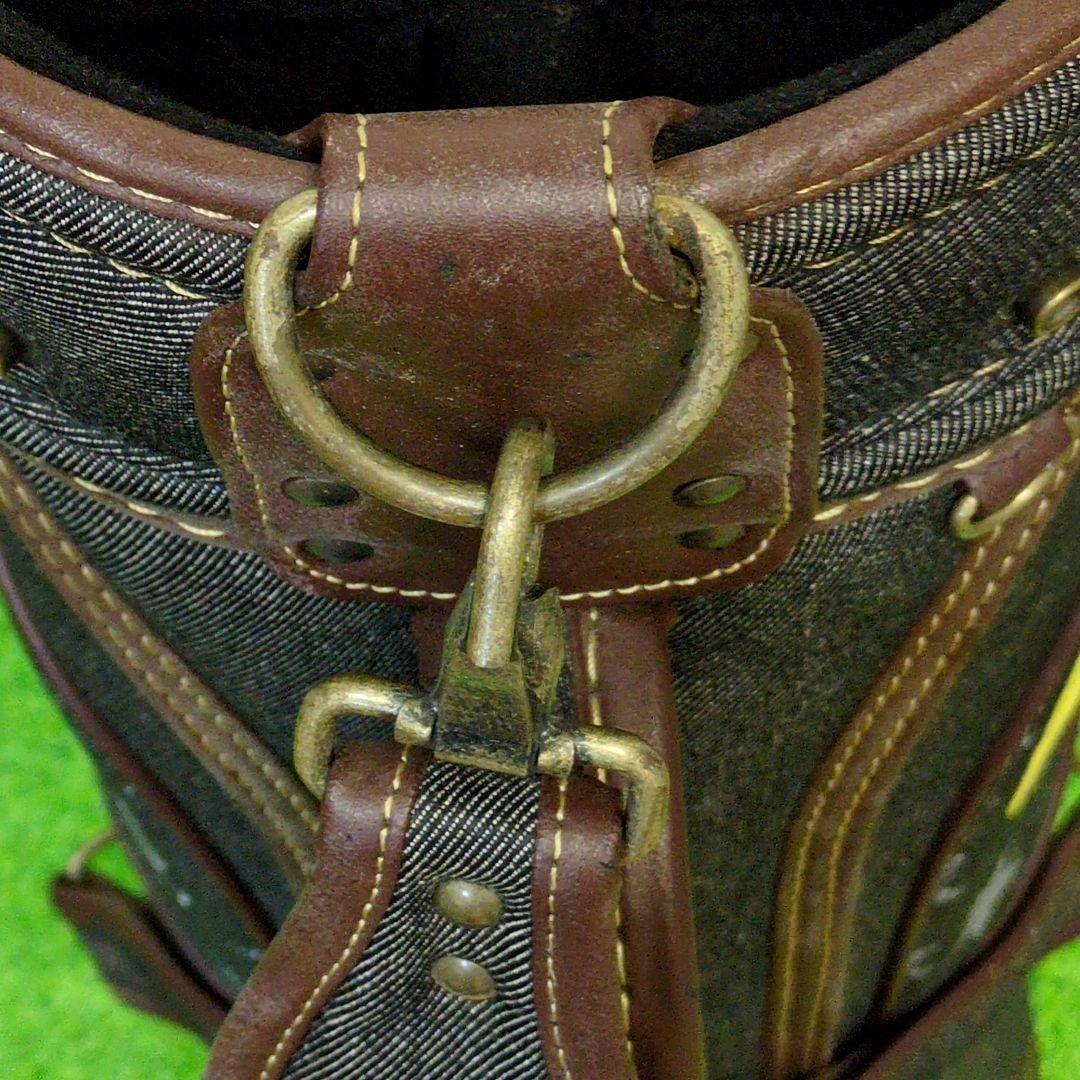 【希少品】 セサミストリート キャディバッグ　デニム　6分割　8インチ