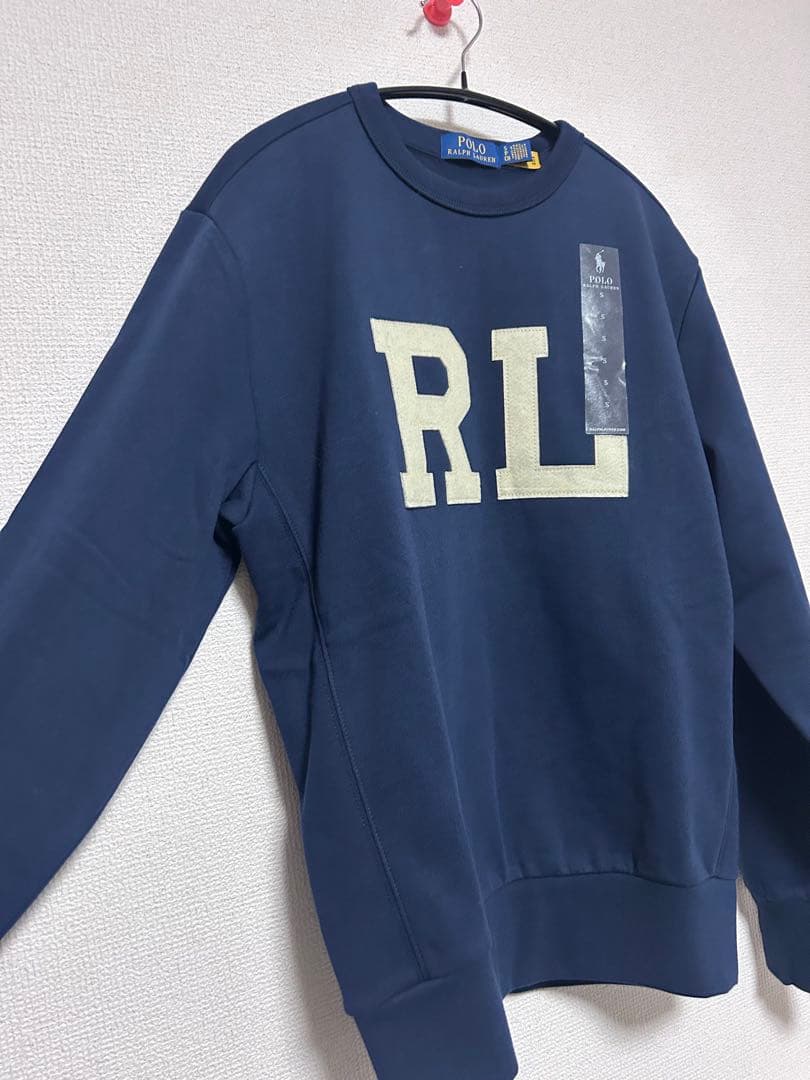 Polo Ralph Lauren RLロゴトレーナー ネイビー　Lサイズ