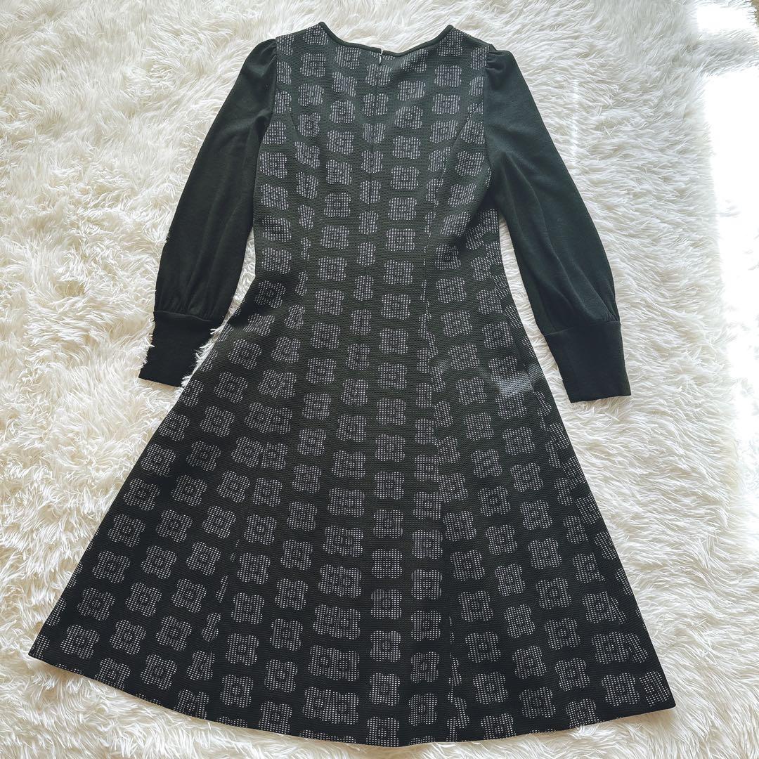 極美品 M’S GRACY エムズグレイシー リボン ワンピース 38