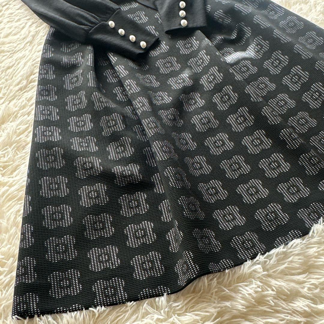 極美品 M’S GRACY エムズグレイシー リボン ワンピース 38