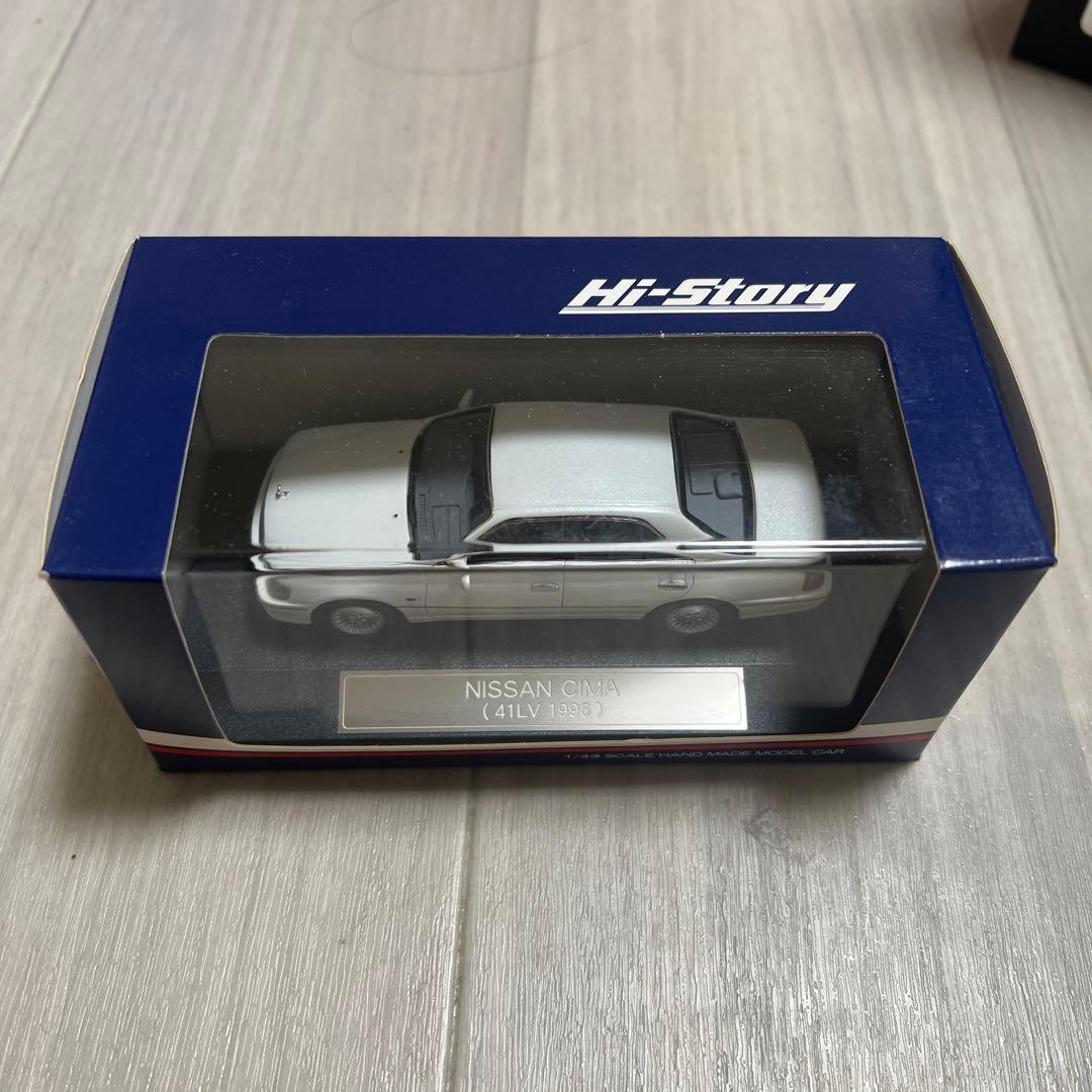 1/43 日産 Y33 シーマ 41LV 1996 ホワイトパール