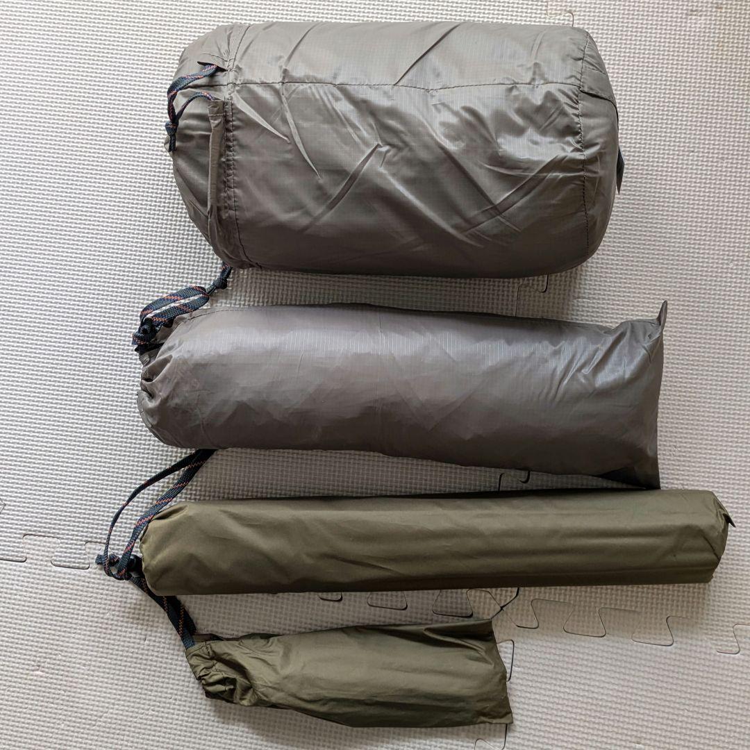 使用2回 登山用テント VS-22TA 2人用 ライトブラウン