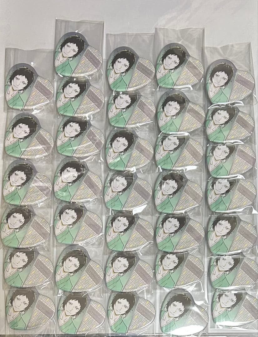 文豪ストレイドッグス 芥川龍之介 ハート缶バッジ 34点セット 匿名発送