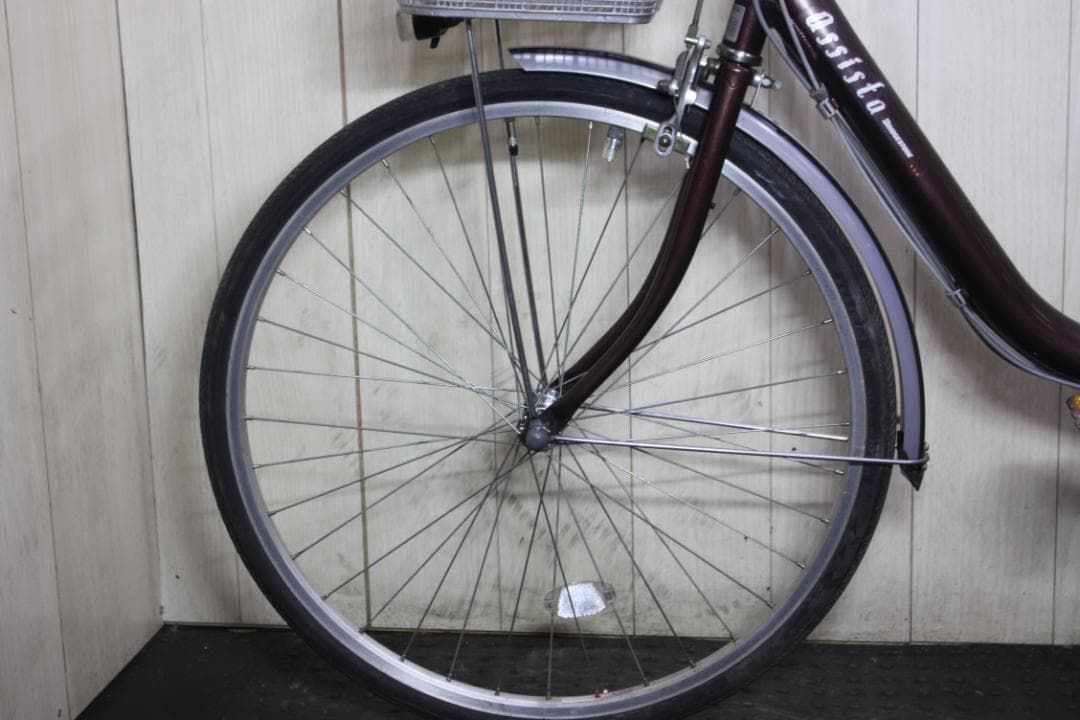 ブリヂストンA22アシスト 大容量リチウムイオン8.1AH 26インチ 3段 茶