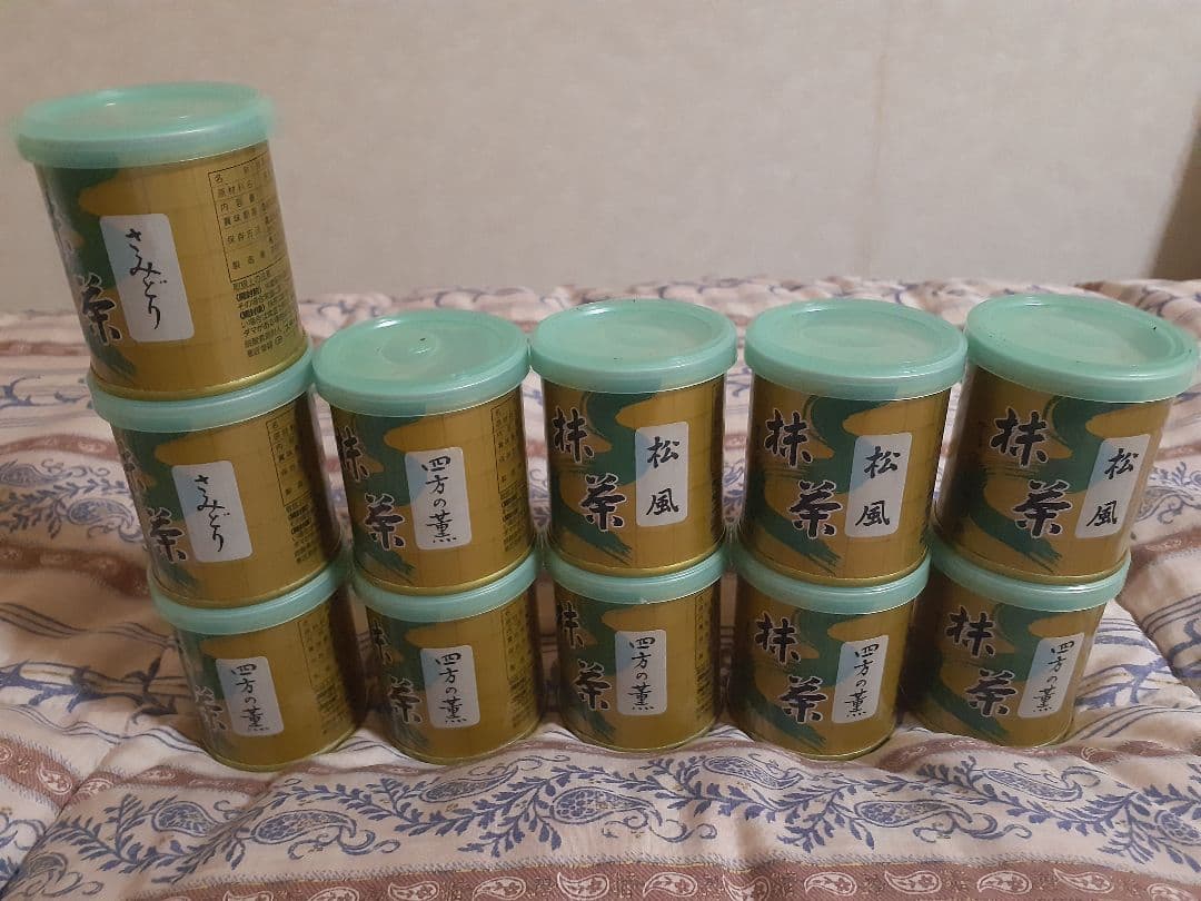 山政小山園　四方の薫6缶　さみどり2缶　松風3缶　30g