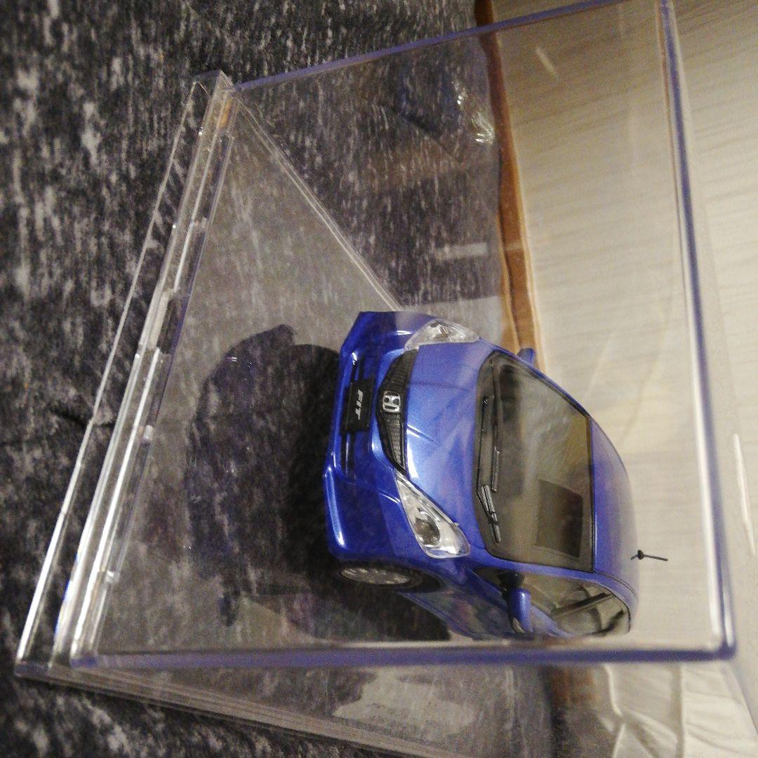 HONDA ホンダフィット　アズールブルーメタリック　モデルカー　　サンプル