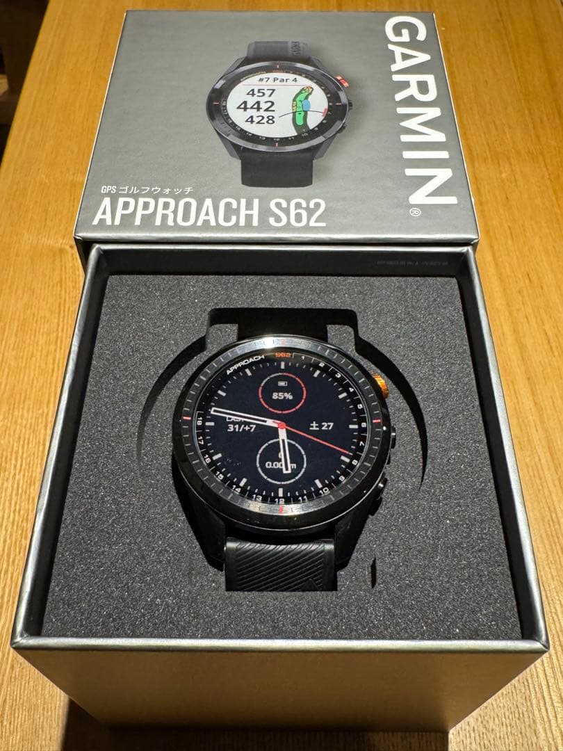 GARMIN APPROACH S62 GPSゴルフナビ 元箱付き