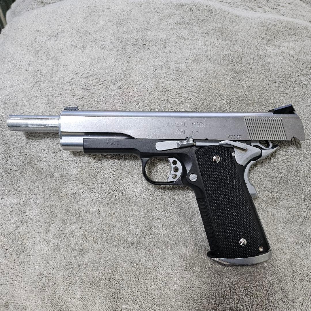 新日本模型 WA提供マグナ 純正ガスブロ FBI CUSTOM ツートンモデル