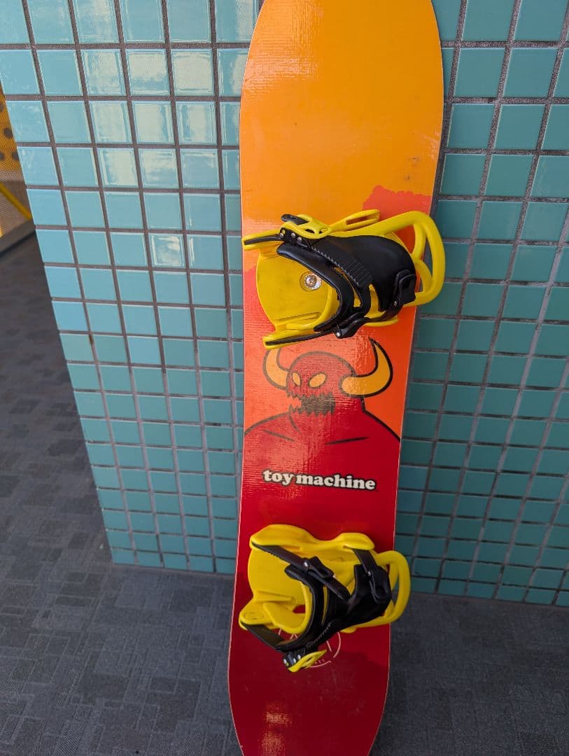 toy machine スノーボード板＆バインセット 100cm キッズ　子供用