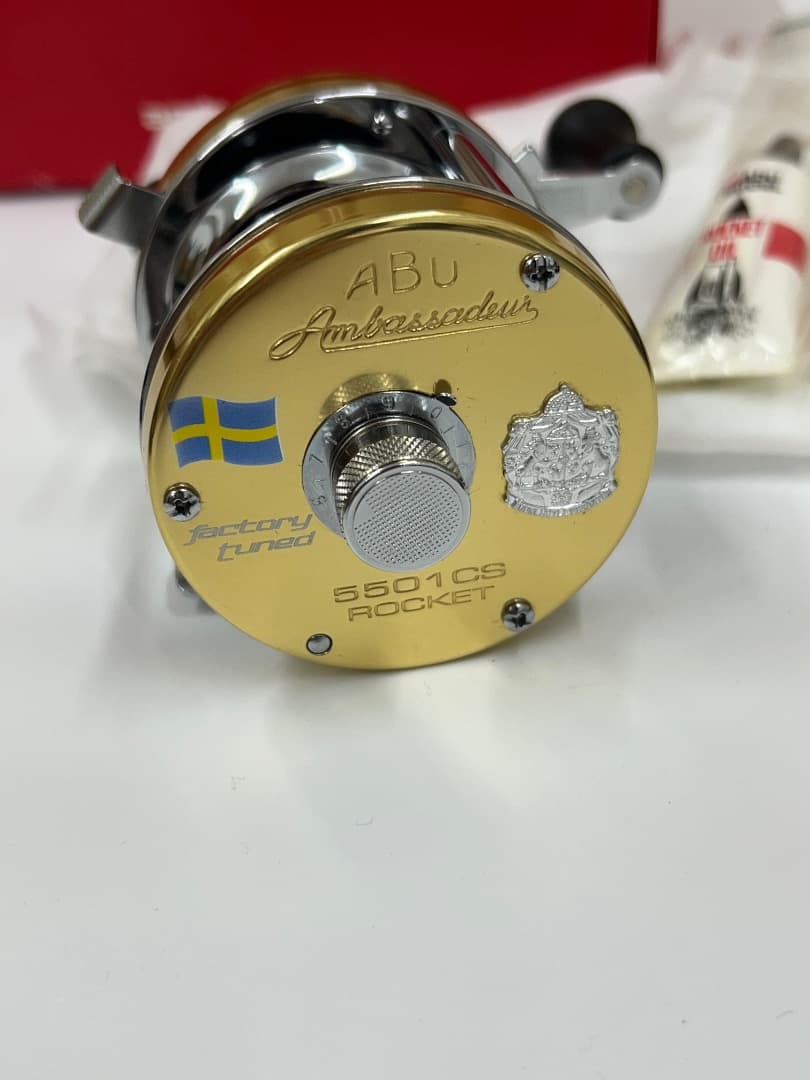 稀少 アブガルシア(Abu Garcia) アンバサダー 5501CS 左リール