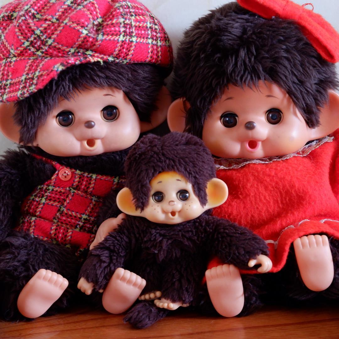 モンチッチ ダイスケちゃん 大型 スリープアイ 希少男女ペア＋まごころモンチッチ