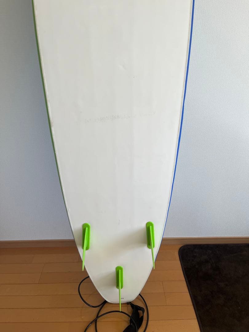 サーフボード　ロング　青と緑のグラデーション