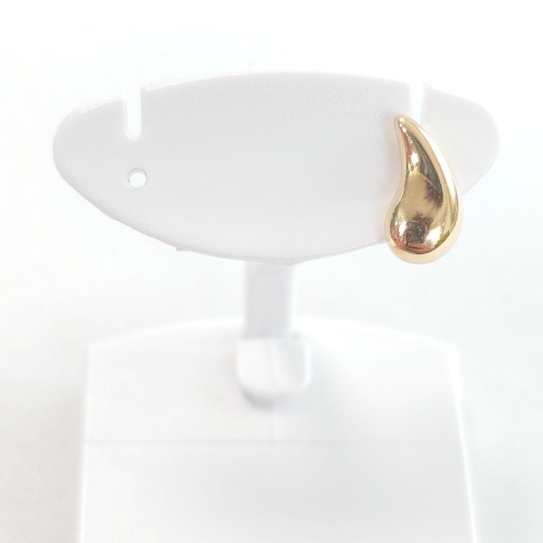 ティファニー K18 ティアドロップ ピアス 片耳用 6582