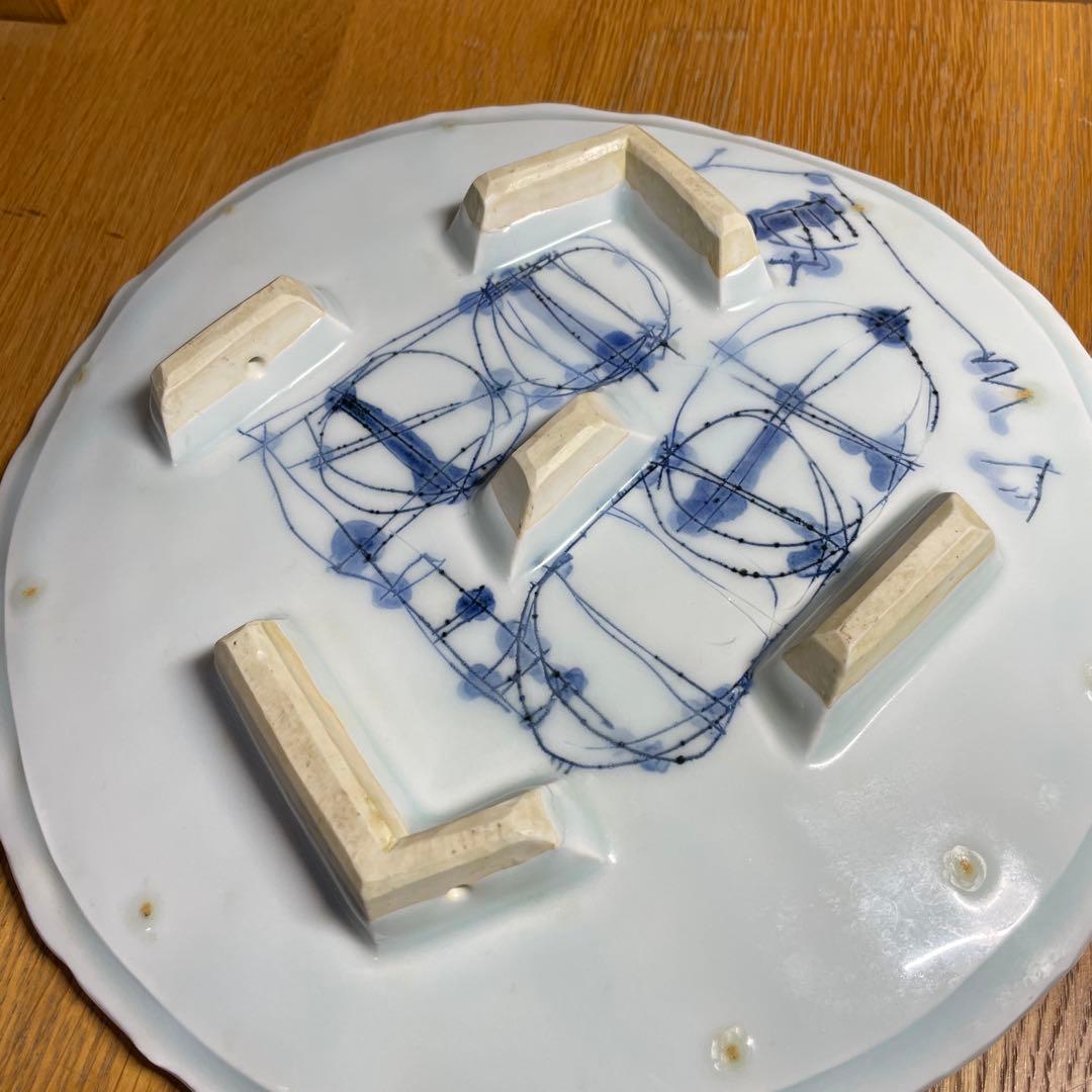 吉川正道　青白磁飾り皿
