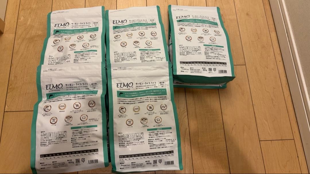あ*様 ELMO サーモン◦ライス　ライト　800g×9袋