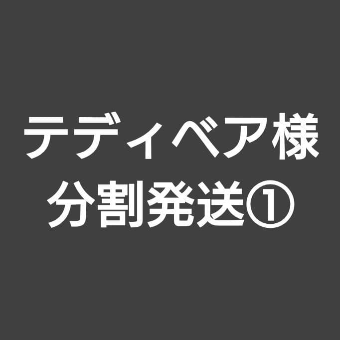 テディベア様 分割発送①