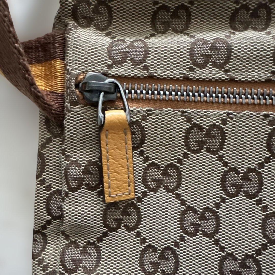 Minni【週末限定値下げ】極美品　GUCCI　GG柄　ウエストバッグ