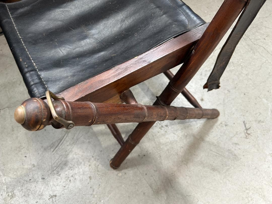 Vintage Folding Chair / フォールディングチェア｜レザー