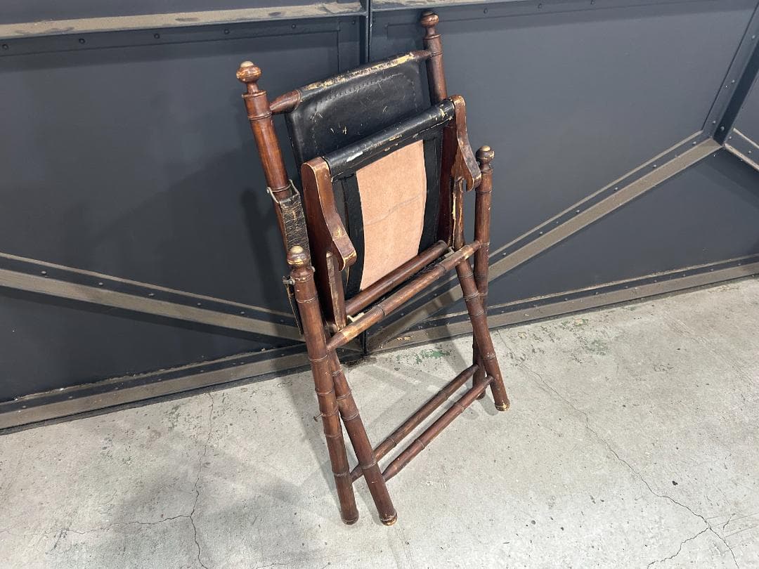 Vintage Folding Chair / フォールディングチェア｜レザー