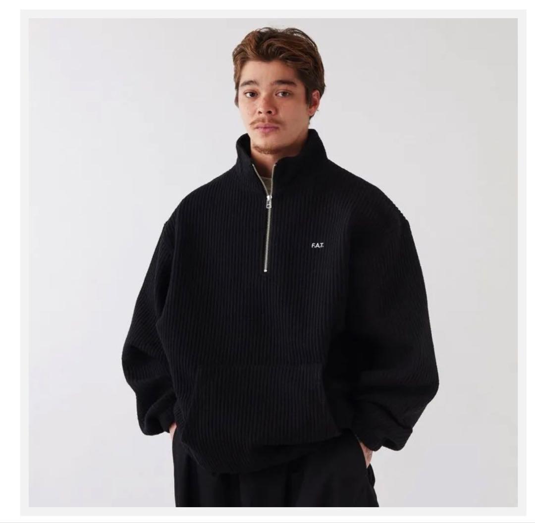 FAT QUILHALF ハーフジップ　スエット