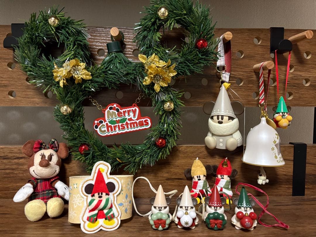 リルリンリン2024 2023 ディズニー クリスマス オーナメント リース