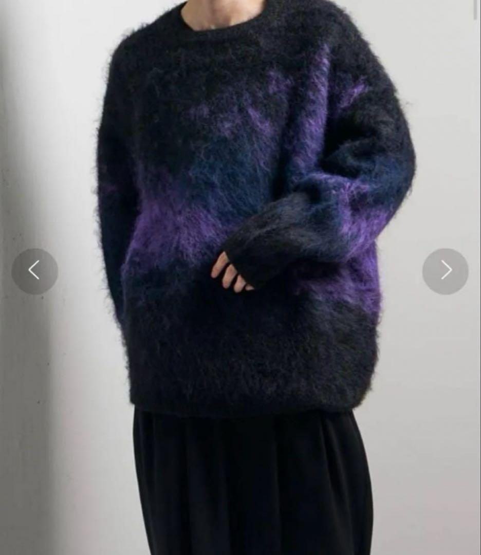 ナ*ギ様 Lui's グラデーション シャギーニット クルーネック起毛 ルイス