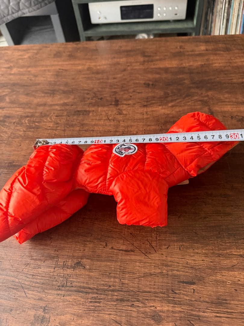 (SALE)注目度up!!【美品】MONCLER オレンジ フード付き