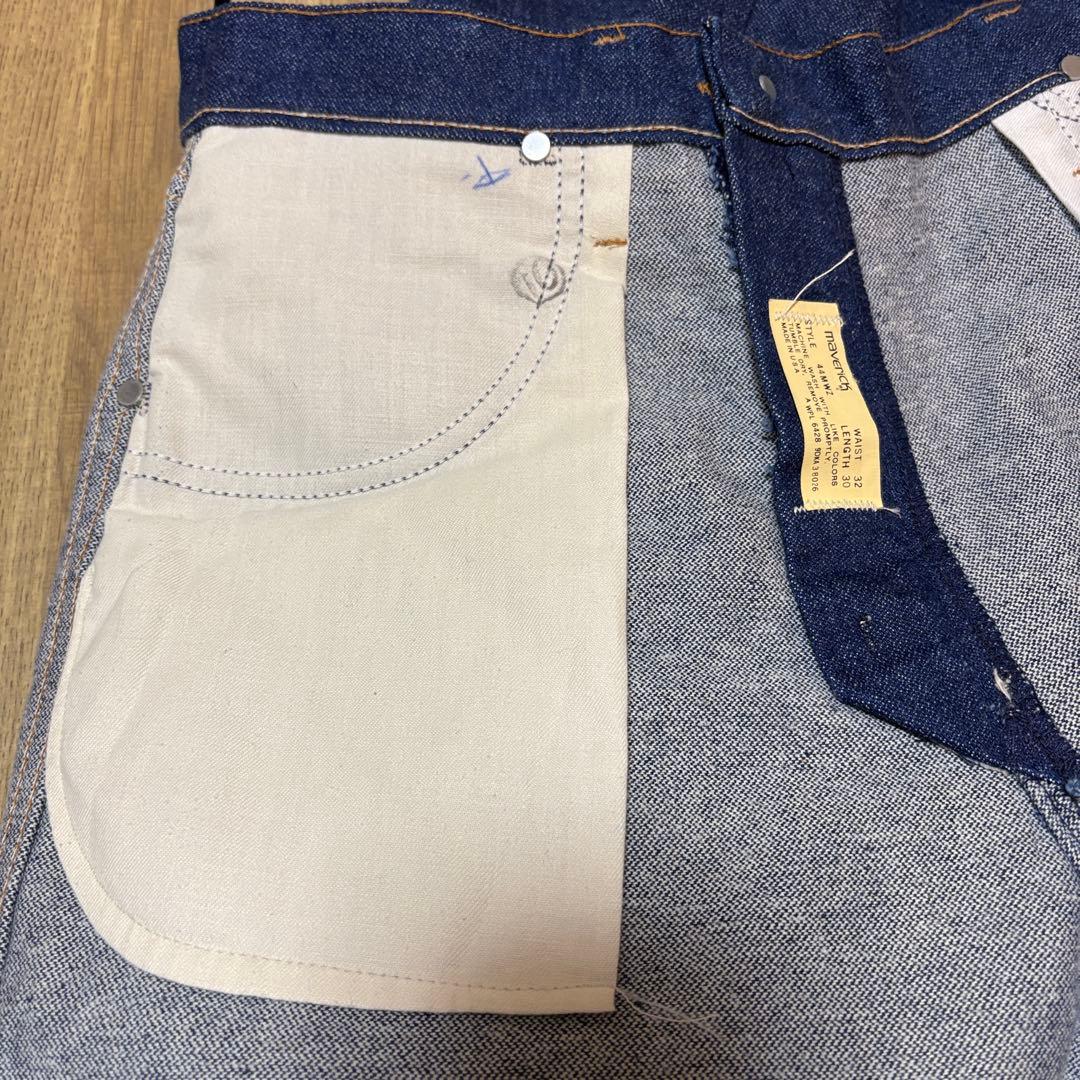 マーベリック 70s USA製 44MWZ デニムパンツ 濃紺 ジーンズ 希少