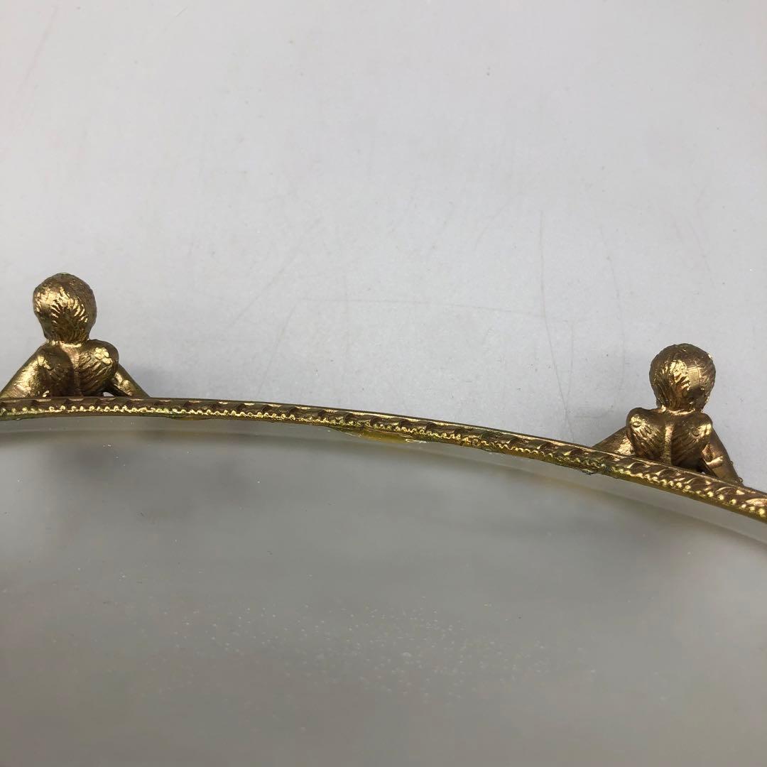 イギリス英国アンティークエンジェル天使真鍮小物入れトレイソープディッシュ