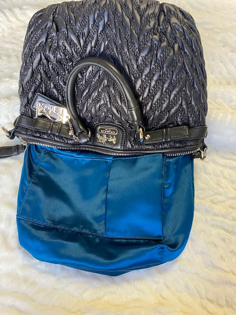 COACH マディソンギャザード2wayバッグ