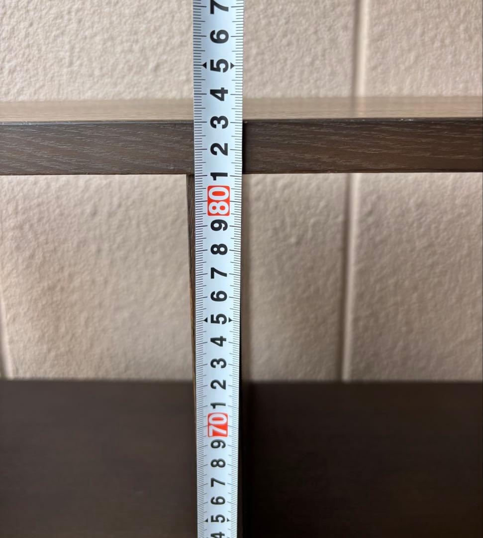 無印良品　廃盤　ダークブラウン本棚