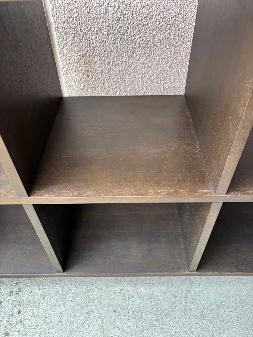 無印良品　廃盤　ダークブラウン本棚