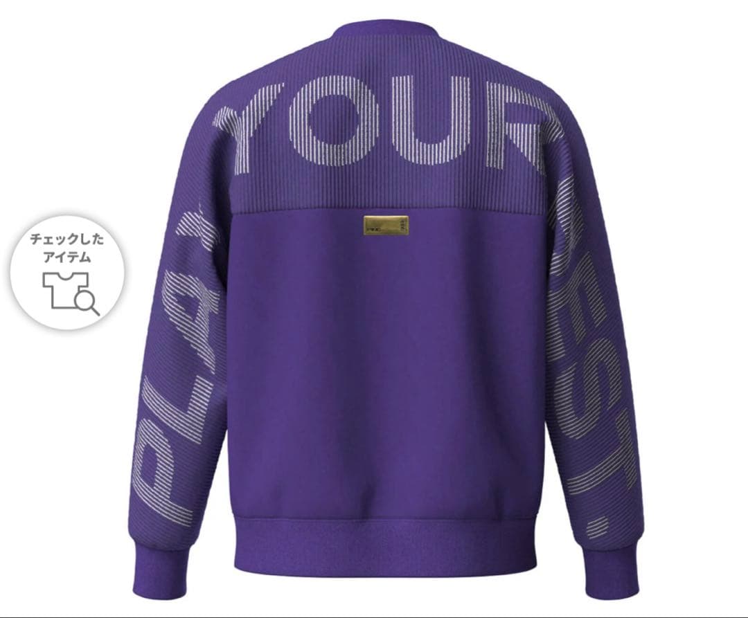 PING ピン　トップス　プルオーバー　紫