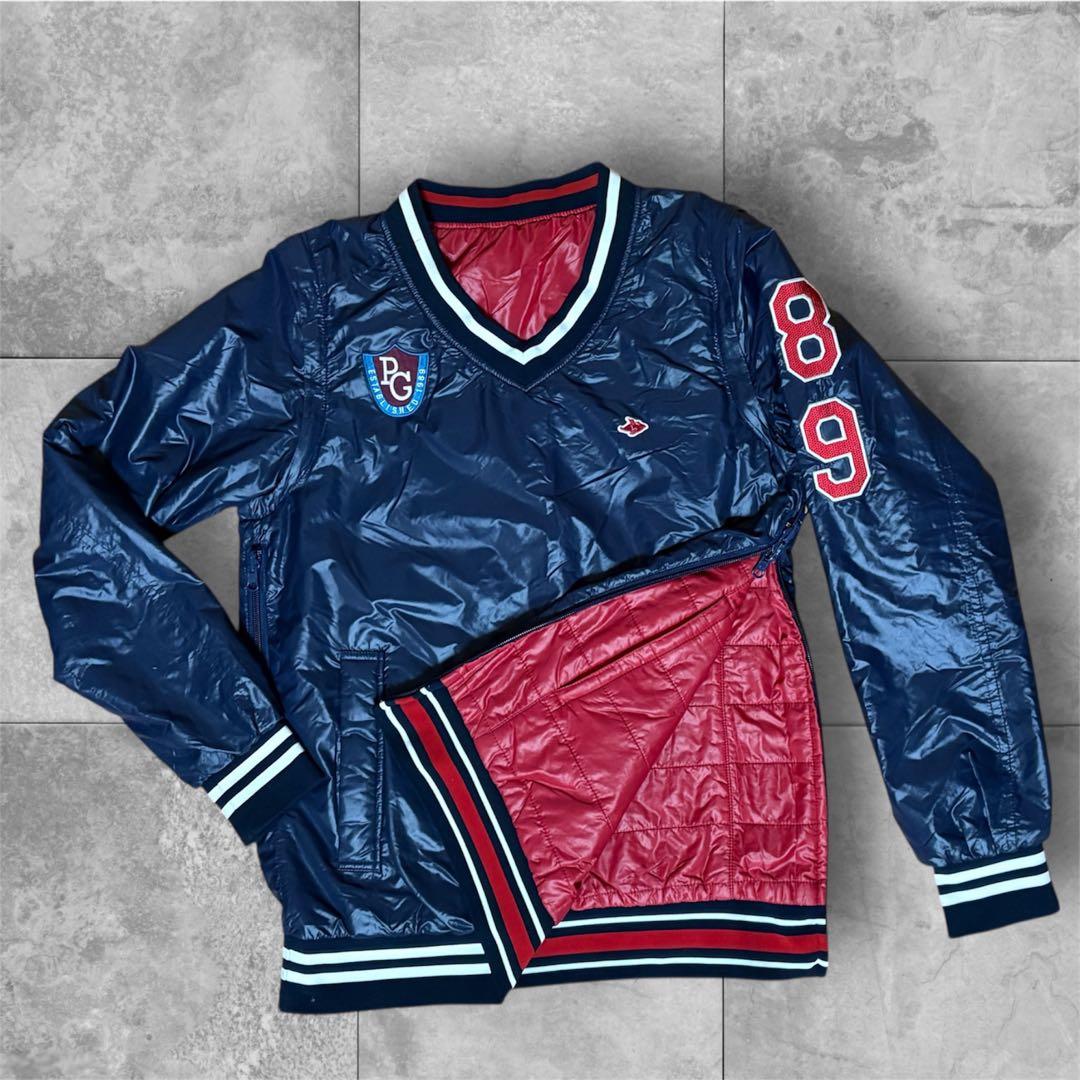 【美品】パーリーゲイツ リバーシブル スニード サイズ2 ネイビー✖️レッド