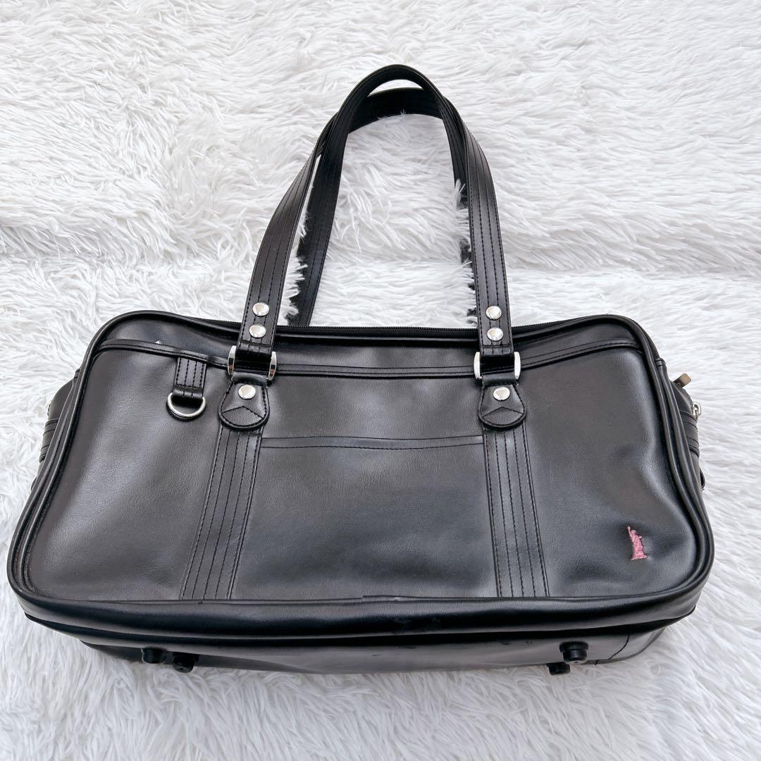 美品 イーストボーイ EASTBOY スクールバッグ 黒 ブラック カバン 鞄