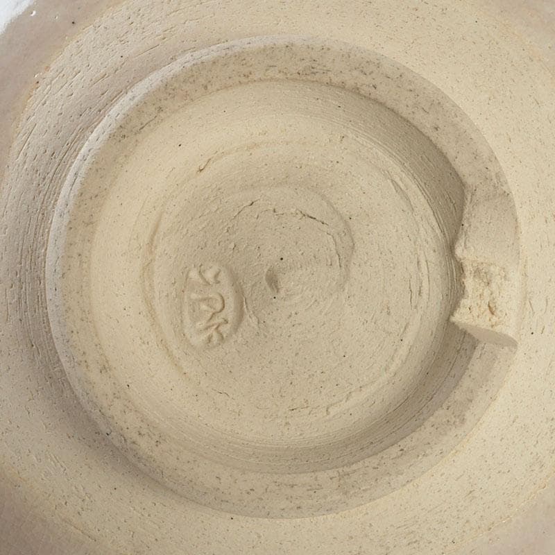 茶道具　萩焼　ひつじ文　茶碗　書付共箱　C　9403