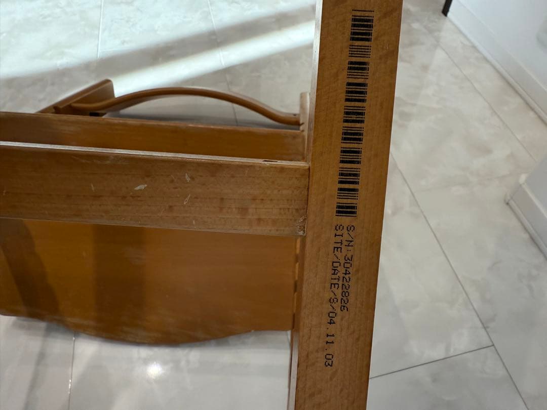 【人気】STOKKE トリップ トラップ　ストッケ　ナチュラル シリアル3